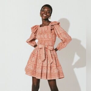 NWT Cleobella Helen Mini Dress Printed Size S